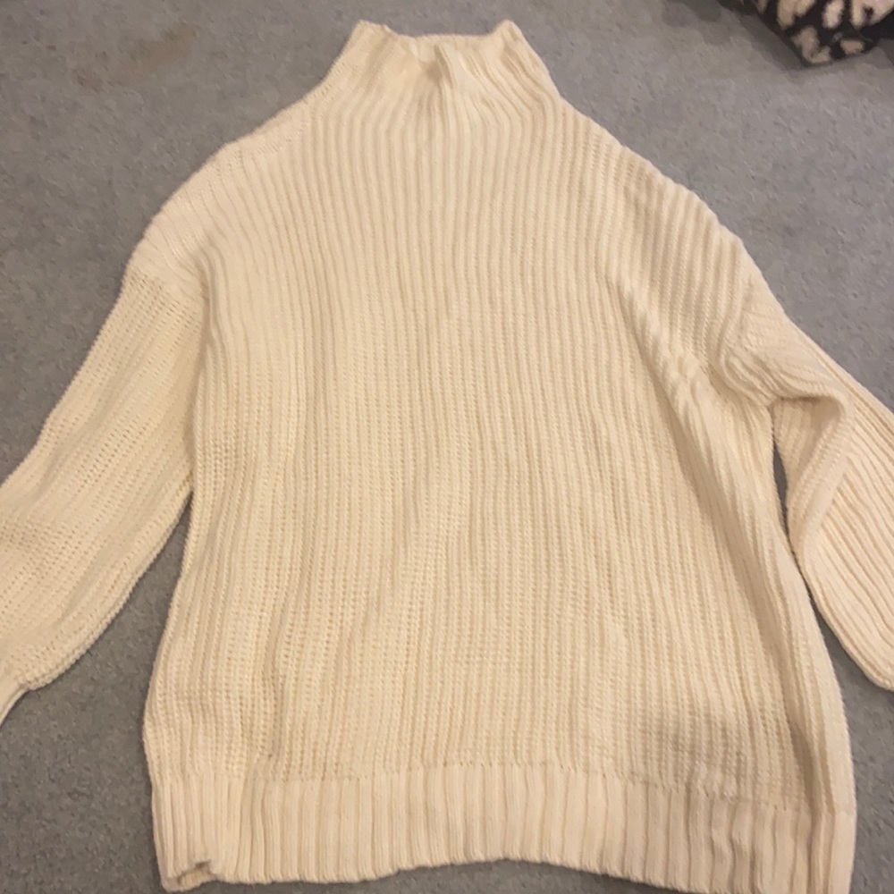 American eagle mock neck sweater, oversized